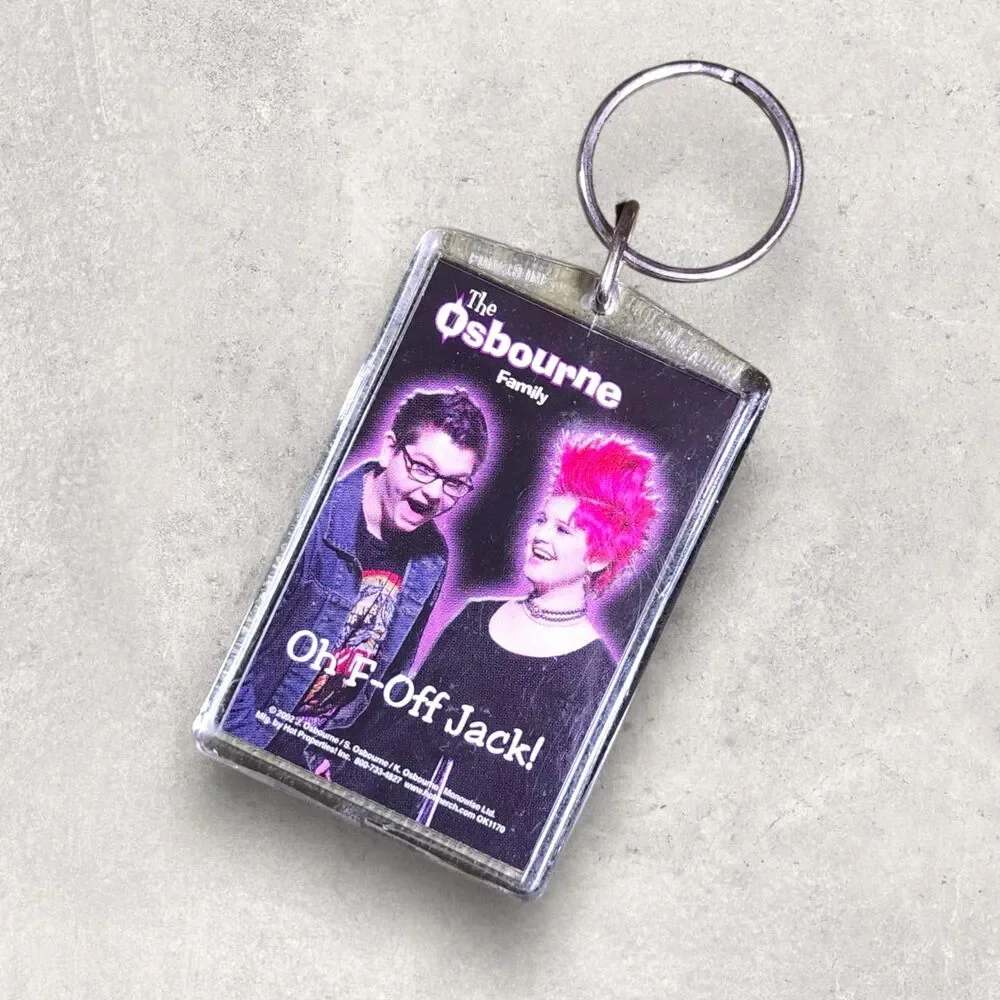 Ozzy Osbourne Family 2002 MTV Keychain Jack Kelly Reality TV Promo Hot Topic